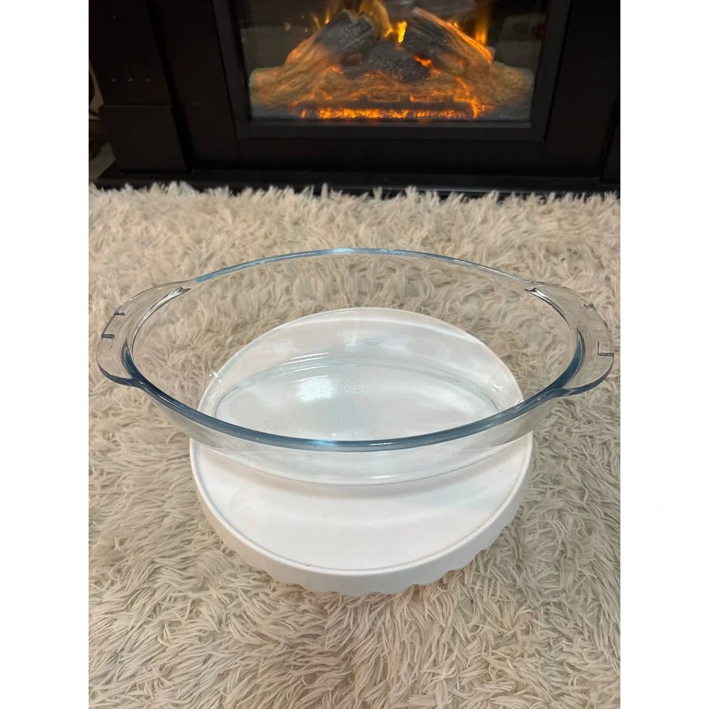 Pasabahce Borcam Oval Glass Casserole Oven Dish Non Stick Cooking Baking